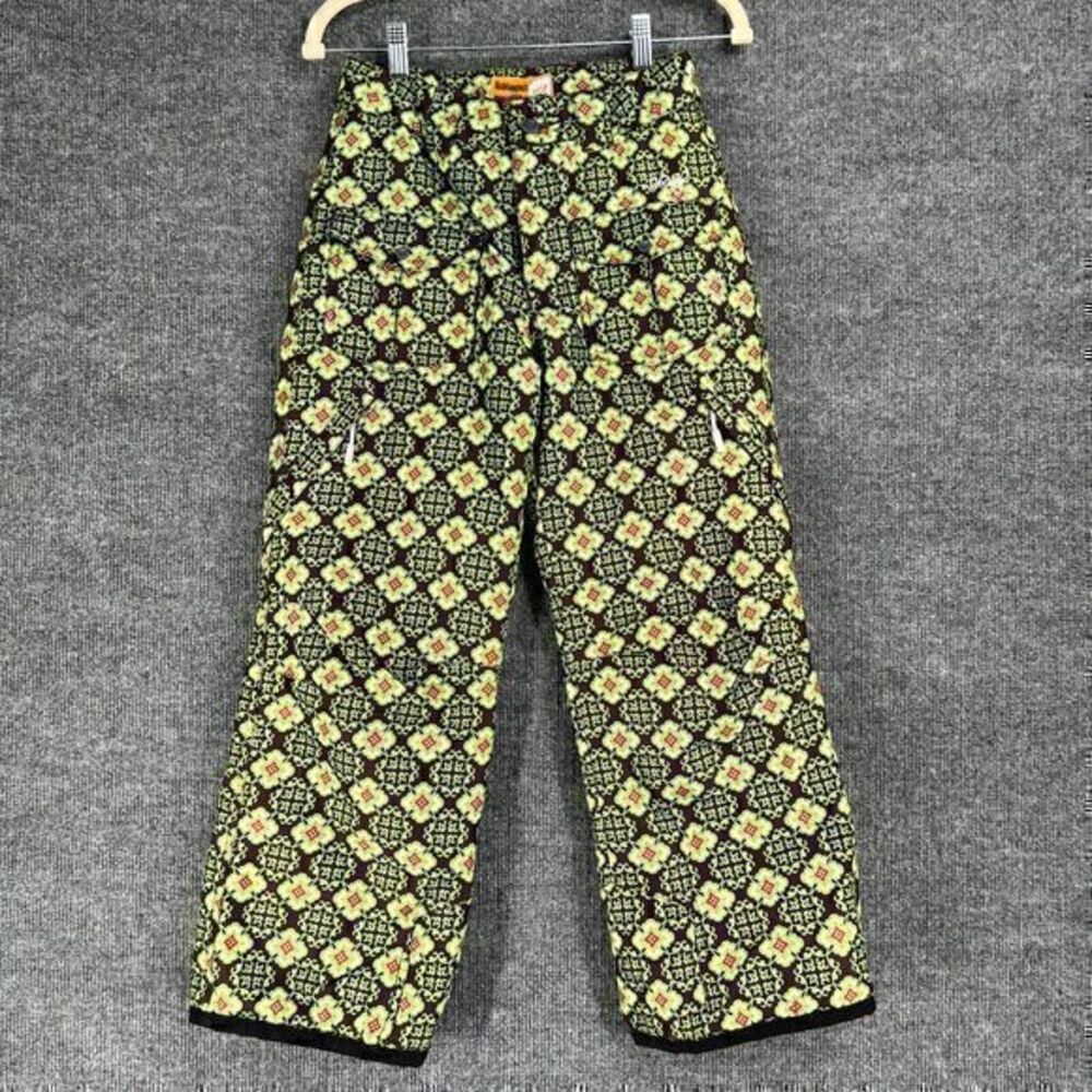 Orage Pants Girls 10 M Snowboarding Cargo Multicolor Ski Snow Insulated Y2K